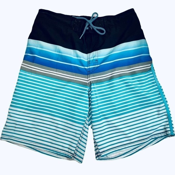 GEORGE Striped Swim Trunks - Picture 8 of 8